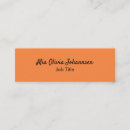 Suche nach mandarin visitenkarten Orange