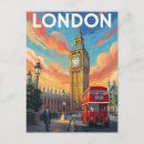Suche nach roter doppeldecker postkarten England
