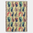 Suche nach vintage katze decken Farbenfroh
