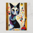 Suche nach cat art postkarten Portrait