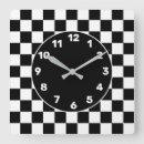 Suche nach weißes schachbrett poster wanduhren Geometrisch