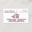 Suche nach haushälterin visitenkarten Reiniger