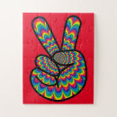 Suche nach peace sign puzzle Hippie