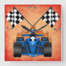 Suche nach rennwagen wanduhren Kariert