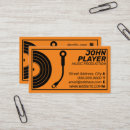 Suche nach plattenspieler visitenkarten Retro