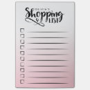 Suche nach einkaufsliste post it Rosa