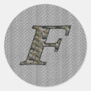 Suche nach monogramm f aufkleber Personalisiert