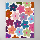 Suche nach retro blumen poster Muster