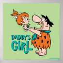 Suche nach pebbles poster Fred flintstone