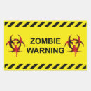 Suche nach zombie aufkleber Warnung