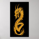 Suche nach gold dragon poster Schwarz