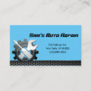 Suche nach kfz mechaniker visitenkarten Reparatur