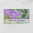 Suche nach wiesen blumen visitenkarten Lila
