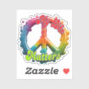 Suche nach liebe und frieden aufkleber Hippie