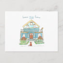 Suche nach zuhause postkarten Blau