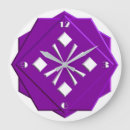 Suche nach lila muster wanduhren Geometrisch
