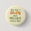 Suche nach obst und gemüse buttons Veggies