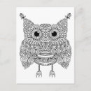 Suche nach zen doodle postkarten Eule