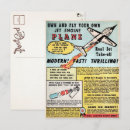 Suche nach retro flugzeug postkarten Jet