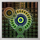 Suche nach grünes kaleidoskop poster Kreis