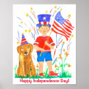 Suche nach amerikanische unabhängigkeit poster Rot blau