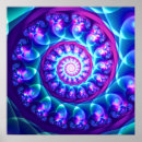 Suche nach fractal kunst poster Blue