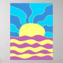 Suche nach abstrakte wellen poster Sonnenaufgang