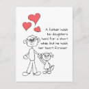 Suche nach liebe meine tochter postkarten Dad