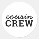 Suche nach crew aufkleber Cousin