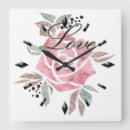 Suche nach romantische blumen wanduhren Rosa