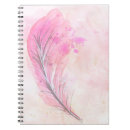 Suche nach rosa federn kleine notizbücher Aquarell