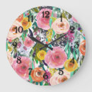 Suche nach rosa aquarell wanduhren Chic