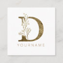 Suche nach monogramm d visitenkarten Blume