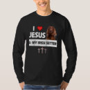 Suche nach irischer setter tshirts Hund
