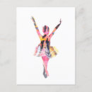 Suche nach ballerina silhouette postkarten Rosa