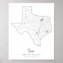 Suche nach texas map poster Modern
