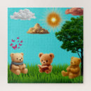Suche nach teddybären puzzle Kinderrätsel