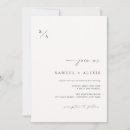 Suche nach elfenbeinhochzeit einladungen Klassische minimalistische