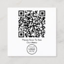 Suche nach menü visitenkarten Qr code