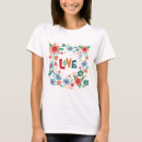 Suche nach blumenherzen tshirts Liebe