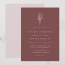 Suche nach botanical wedding einladungen Minimalistische