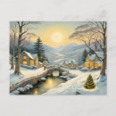 Suche nach weihnachtsdorf postkarten Winter