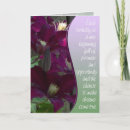Suche nach clematis karten Lila
