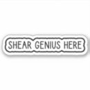 Suche nach genius aufkleber Lustig