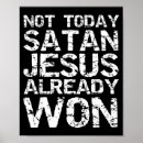 Suche nach satan poster Jesus