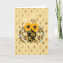 Suche nach vintage sonnenblume karten Rückgang