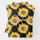 Suche nach sonnenblumen geschenkpapier Schwarz