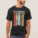 Suche nach september geburtstag tshirts Königin