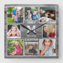 Suche nach graues holz wanduhren Foto collage