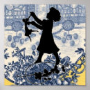 Suche nach vintage silhouette poster Bild